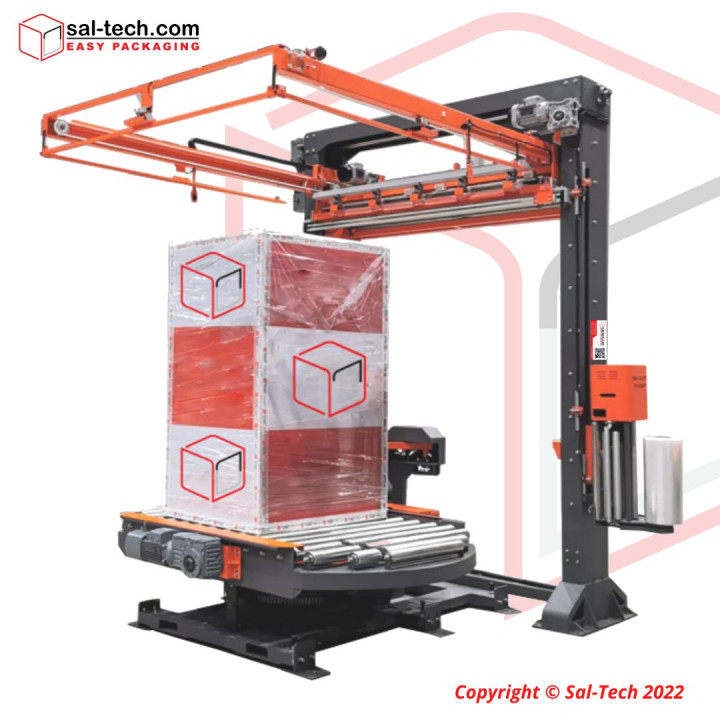 STEP S300-TS Fully Auto Pallet Wrapper with Top Sheet Dispenser