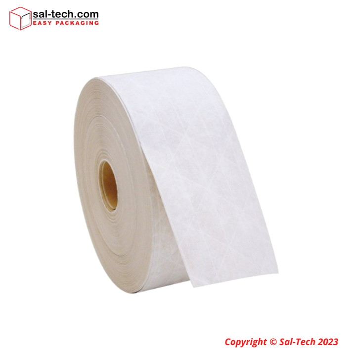 Gummiertes Papierband Weiß 80gr 72mm x 150m/rl.