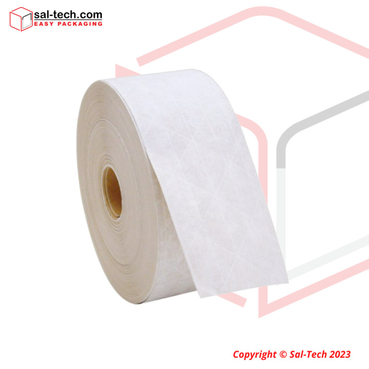 Gummiertes Papierband Weiß 80gr 72mm x 150m/rl.