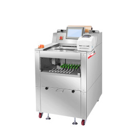 STEP DY-15B halbautomatische Frischhaltefolienverpackungsmaschine mit Etikettierung