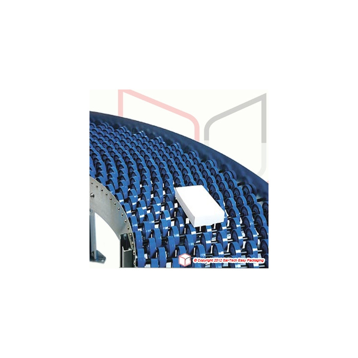 Flexbane B500mm x 4,8-1,2m - 5 Rollen pro Achse