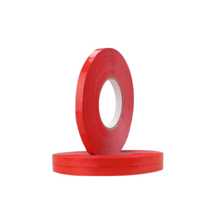 PVC Tape Rød 240 | 12mm x 66m Posetape – Sal-Tech