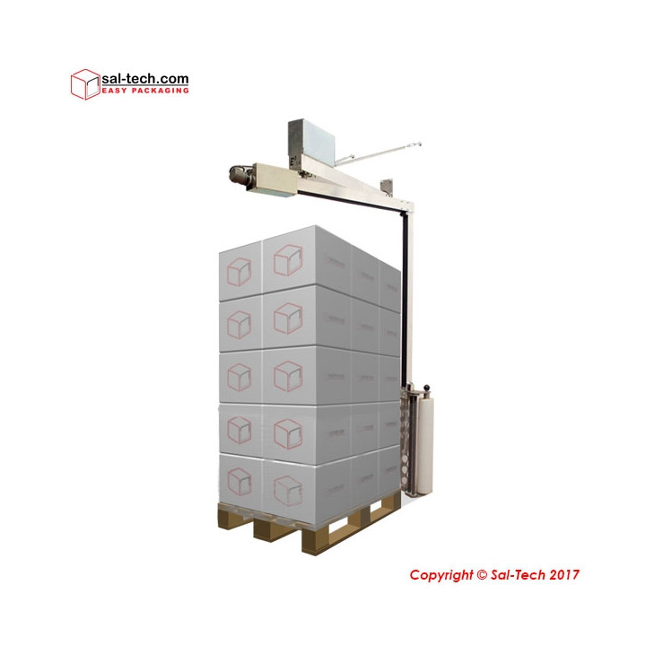 E3 Wrap 2100 Semi-Automatic Pallet Wrapper with Height Sensor
