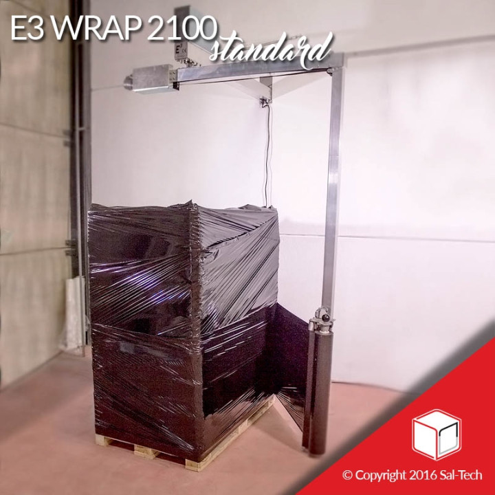 E3 Wrap 2100 Semi-Automatic Pallet Wrapper with Height Sensor