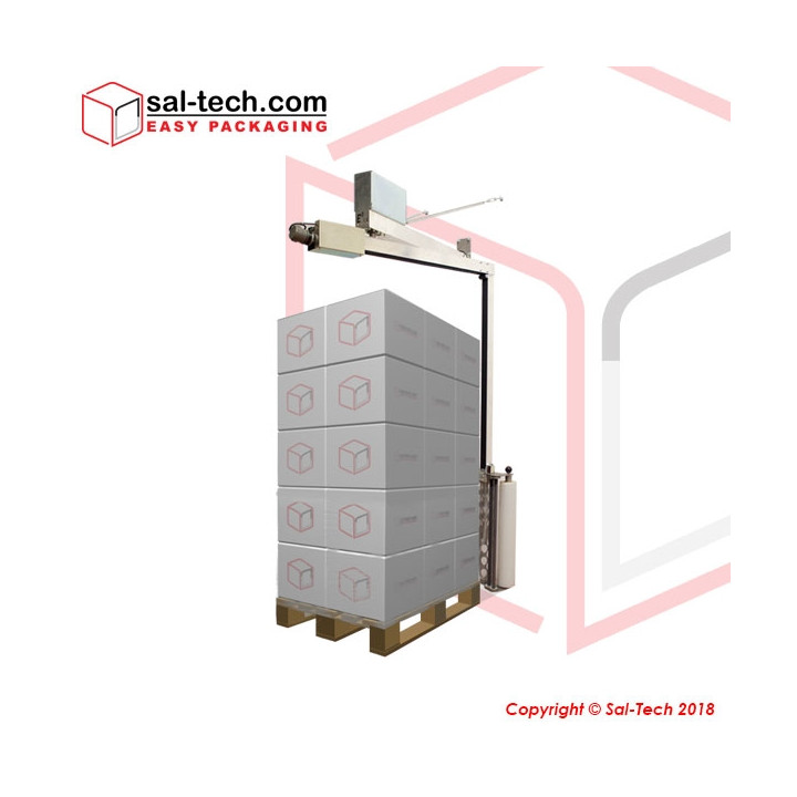 E3 Wrap 2100 Semi-Automatic Pallet Wrapper with Height Sensor