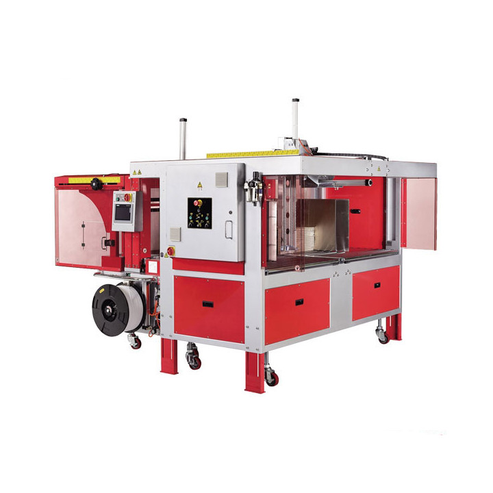 STEP TP-702CQ Korrugeret 4-Sidet Bundle Squaring og Strapping System